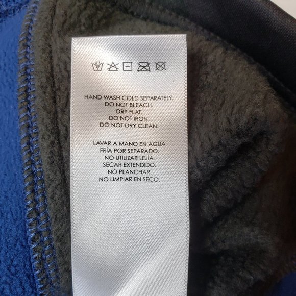 Spyder Men's Sz M Blue Outbound Half Zip Pullover Long Sleeve Mock Neck Sweater - Picture 7 of 9